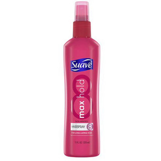 Xịt Giữ Nếp Tạo Kiểu Tóc Suave Max Hold HAIRSPRAY 8 hàng Nội địa Mỹ 325ml không mùi