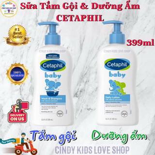 Sữa Tắm gội/Dưỡng ẩm Cetaphil 399ml Mỹ