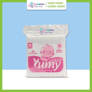 Tăm bông Yumy Bông tai trẻ em Gói 100 que