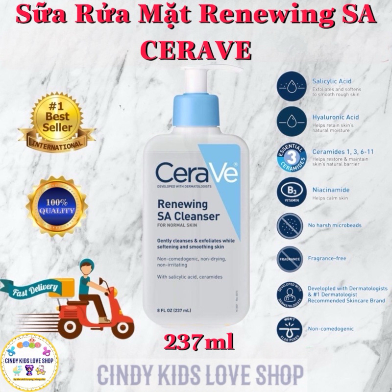 Sữa Rửa Mặt Cerave 237ml dành cho da thường