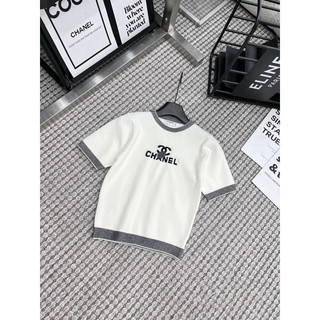 Áo len chane cộc tay