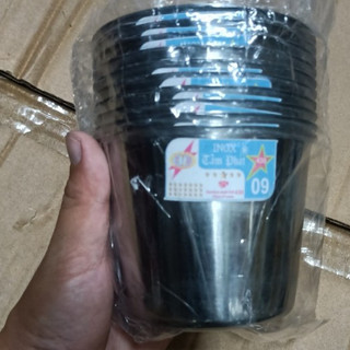 (Combo 10 cái) Lon làm đá inox size 7cm, 8cm, 9cm, 10cm