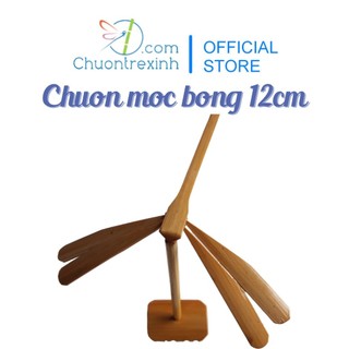 Chuồn chuồn tre mộc bóng 12cm Chuồn tre xinh shop quà lưu niệm