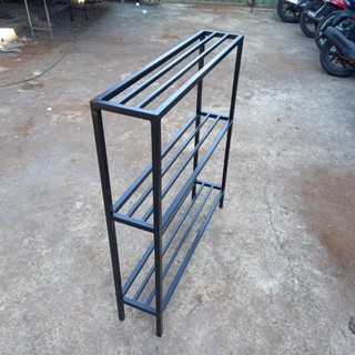 Kệ sắt 3 tầng, dài cm, rộng 20cm, cao 100cm, thép hộp 20mm - kệ dùng để chậu hoa, sen đá