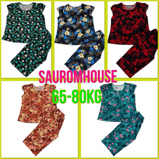 [ BIGSIZE 6: 65-80kg] Đồ Bộ thun aty loại 1 quần lửng đại cho mẹ, cho bà Sauromhouse