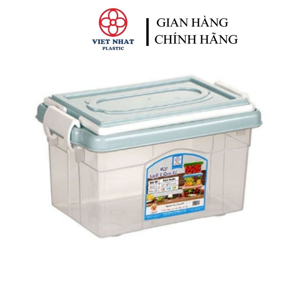 hộp đựng thực phẩm 6521-3 Việt Nhật nắp kín nhựa cao cấp chịu nhiệt