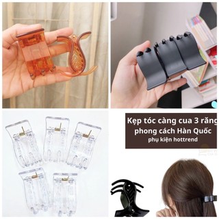 Sỉ 12 kẹp tóc càng cua loại 3 răng/ 5 răng