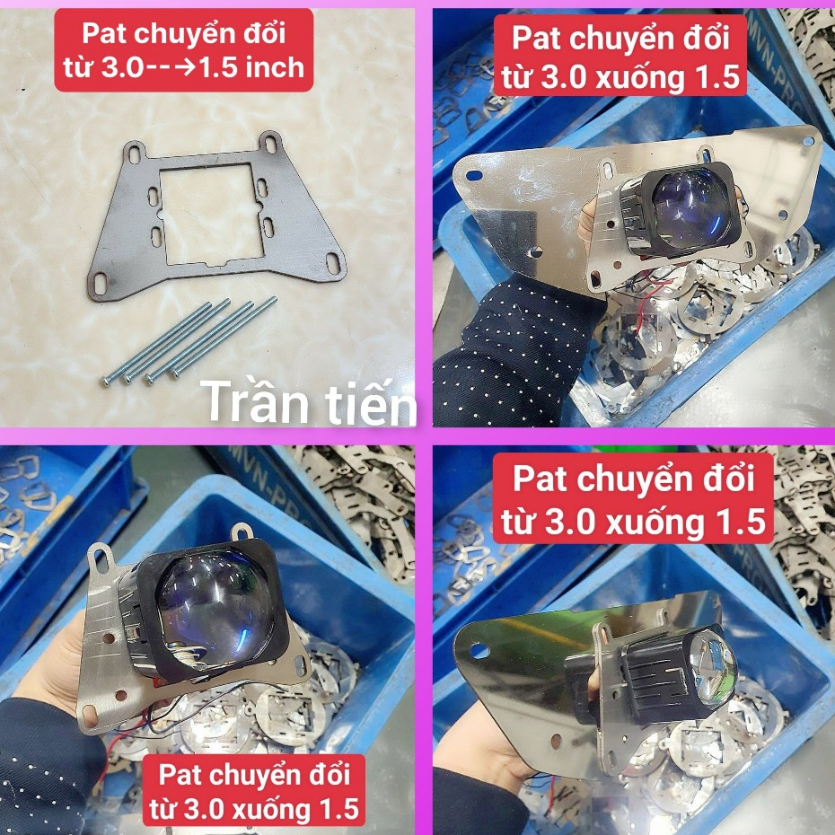 Pat gắn bi cầu bi Led , Chuyển từ 3.0 xuống 1.5