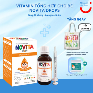 Multivitamin Novita drops giúp bé ăn ngon, tăng sức đề kháng, giảm ốm vặt