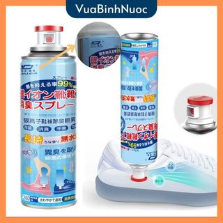 Chai xịt khử mùi hôi giày, bình xịt khử mùi nano bạc, hương đào, loại 260ml - vuabinhnuoc