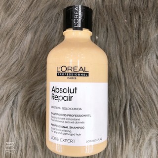 Dầu gội phục hồi 3 tác động Quinoa Protein Absolut Repair L'oréal Shampoo 300ml