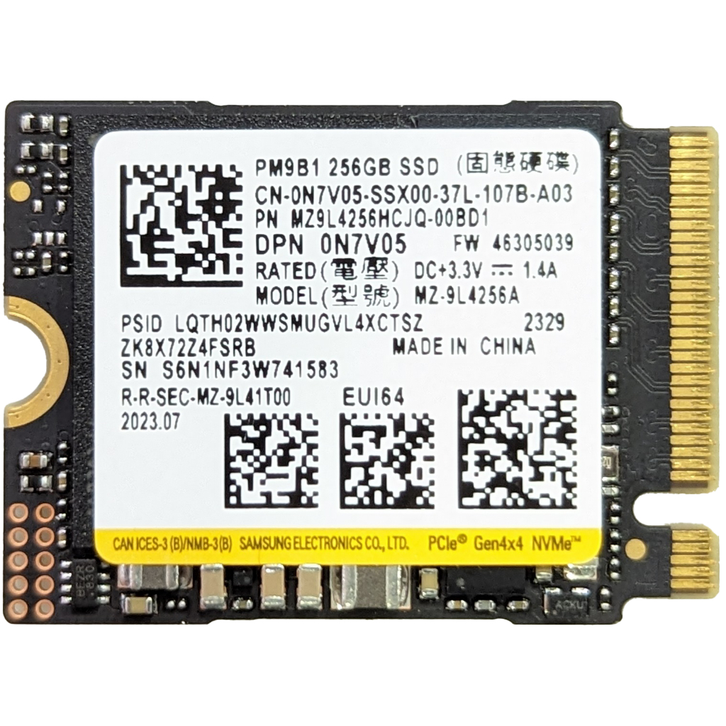 Ổ Cứng SSD Samsung PM9B1 256GB M2 NVMe 2230 Gen4 x4 - Bảo Hành 1 Năm