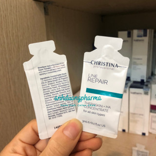 [Minisize 3ml] Serum Cấp Nước Line Repair Theraskin + HA Concentrate CHRISTINA Hỗ Trợ Cải Thiện Nếp Nhăn, Trẻ Hóa Làn Da
