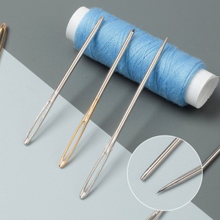  Kim Khâu Len Inox Không Rỉ Lỗ Kim To Dụng Cụ Đan Móc Len Làm Móc Khoá Handmade Hoa Len - LYLYCRAFT 