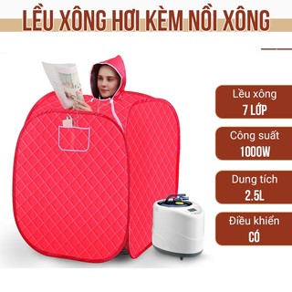 Lều Xông Hơi Tại Nhà Sau Sinh Lều Xông Tự Bung Kèm Nồi Hơi Cao Cấp Dung Tích 2.5l Có Điều Khiển