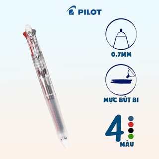 Bút bi Pilot Acroball 4 màu tip ngòi 0.7mm