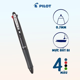 Bút bi Pilot Acroball 4 màu tip ngòi 0.7mm