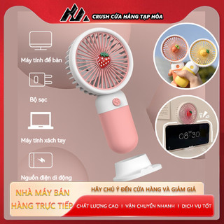CRUSH Quạt tích điện/Quạt mini/Quạt sạc tích điện/Quạt mi ni/Quạt nhỏ