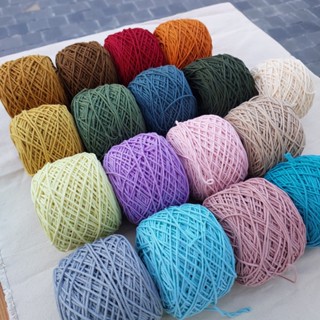 Dây thừng cotton đan macrame 2mm. Nhiều màu sắc