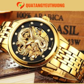 Đồng hồ nam tevise 9006 dây thép, chạy 3 kim-tặng hộp, vòng tay