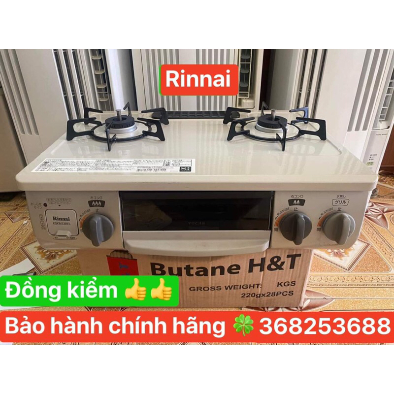 Bếp Ga rinnai hàng Nhật bãi bảo hành 1nam