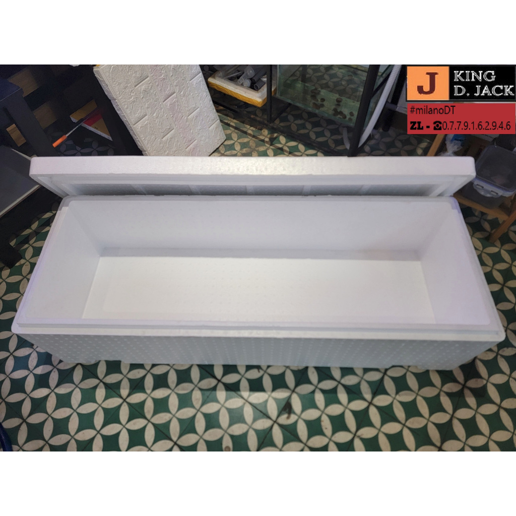 Thùng xốp 1m2 (Thùng rỗng) - Chuyên dùng để đóng cá to,cây giống, nuôi cá, trồng rau