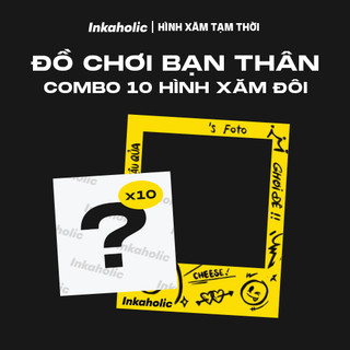 [QUÀ TẶNG - ĐỒ CHƠI BẠN THÂN] Combo 20 hình xăm dán tạm thời Mini Inkaholic 15 ngày, 100% tự nhiên và chống nước