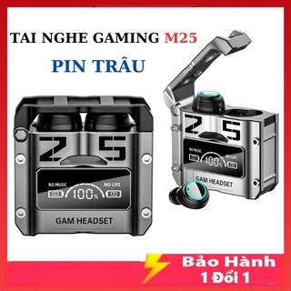 Tai phone bluetooth hbs 730, tai nghe bluetooth m25 gaming phiên bản cao cấp, âm thanh cực tốt, pin trâu 5-6 tiếng