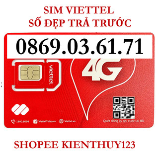 Sim giá rẻ viettel,  Sim Viettel trả trước chưa kích chính chủ