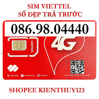Sim giá rẻ viettel Trả trước, sim gánh đảo, shop uy tín