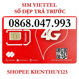 Sim giá rẻ viettel 993 shop kienthuy123 uy tín