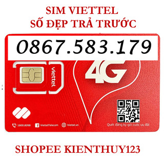 Sim viettel số đẹp thần tài 79 siêu rẻ - lên số chuẩn nhìn là nhớ, sim trả trước