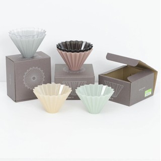 Phễu nhựa origami v60 dripper s pour over + giá đỡ phễu