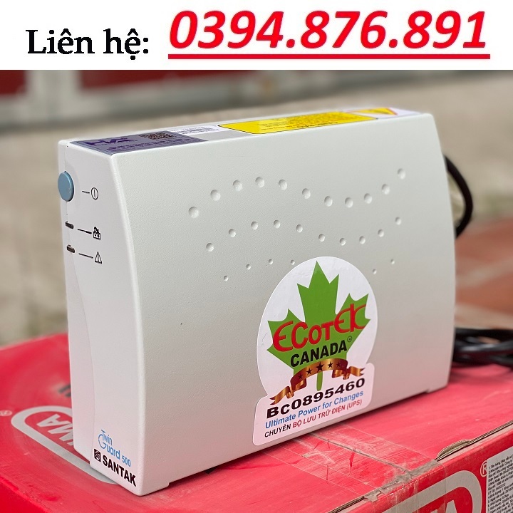 Bộ Lưu Điện Santak TG500 500VA / 300W dùng để lưu điện dự phòng máy vi tính, máy văn phòng, thiết bị