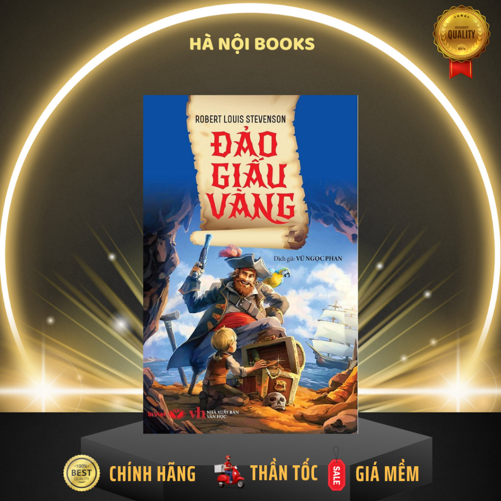 Sách - Đảo Giấu Vàng - Trí Việt