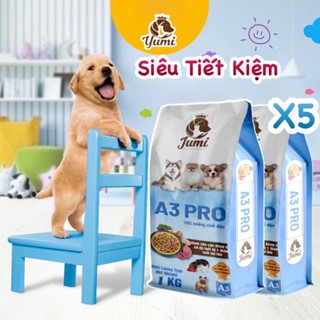 <5kg> Thức Ăn Hạt Cao Cấp Dành Cho Chó YUMI A3 PRO  Bao 5 Kg <siêu Tiết Kiệm>