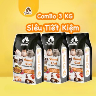 <3KG> Thức ăn hạt cho mèo Yumi hạt nhỏ đầy đủ dưỡng chất Yumi Cat 3KG