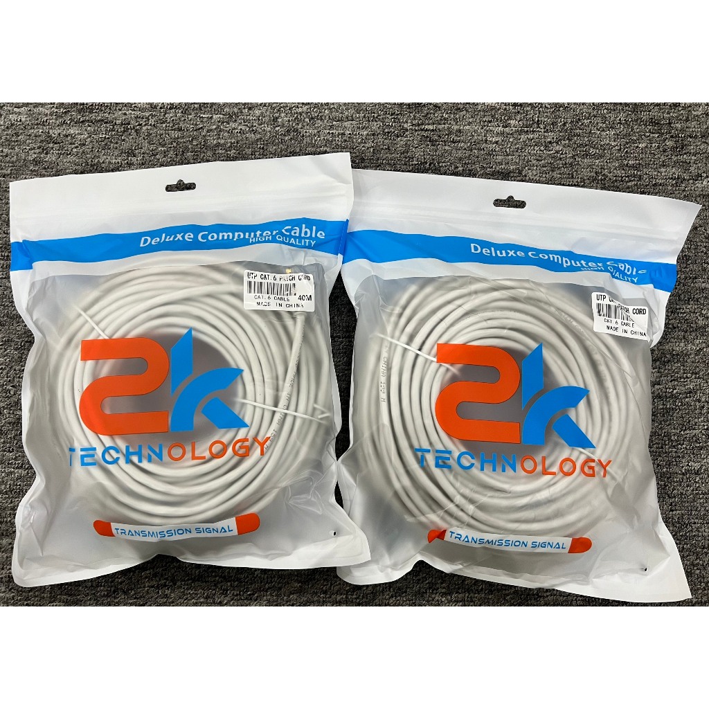 DÂY MẠNG CAT6 Bấm Sẵn 2 đầu 10m 15m 20m 30m 40m 50m - Dây Cáp chính hãng, được bấm sẵn 2 đầu bằng máy chuyên dụng