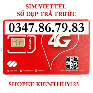 Sim Viettel số đẹp phong thủy 86 79 83, kienthuy123 uy tín