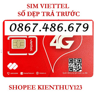 Sim Viettel số đẹp phong thủy THẦN TÀI 679,  uy tín giao đúng sim đúng số