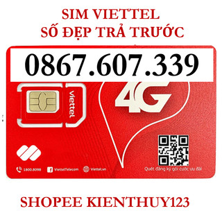 sim viettel số đẹp Thần Tài 39 giá rẻ chỉ 550k/sim