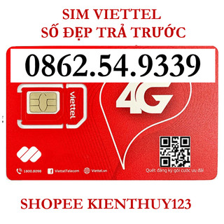 Sim Viettel Số Đẹp mua ngay sim thần tài 9339 chuẩn giá chuẩn