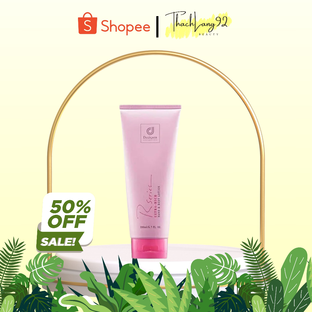 Sữa Dưỡng Thể Trắng Da Rseries Hand & Body Lotion 200ml Mùi Thơm Nước Hoa Dịu Nhẹ, Dưỡng Da Trắng Sá