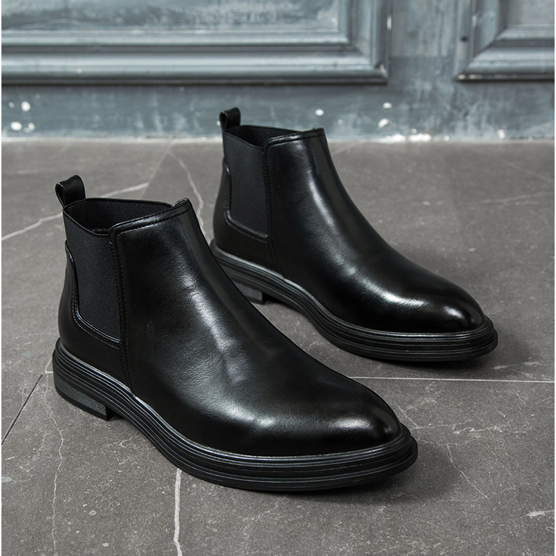 009-Giày Boot Chelsea kiểu dáng snag trọng dành cho nam