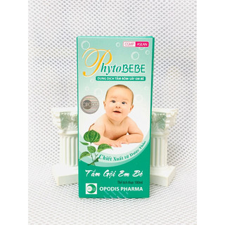Sữa tắm gội rôm sẩy cho bé phyto bebe 100ml