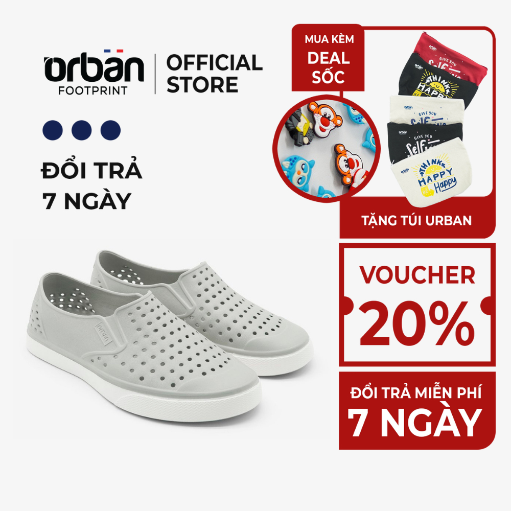 Giày lười, giày nhựa nam nữ Eva Phylon Urban Footprint mềm mại, thoáng khí (D2201 AD2)