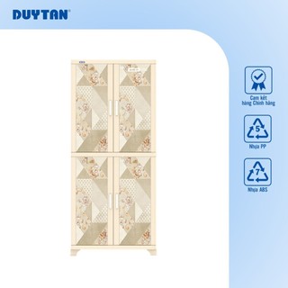 Tủ nhựa Duy Tân Wing 4C - màu kem, trắng, dương, hồng - Hàng chính hãng