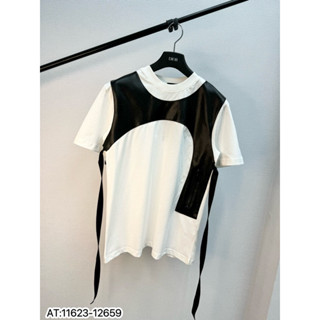  ÁO thun nam LV cổ tròn họa tiết phối da tay ngắn phong cách trẻ trung chuẩn from 