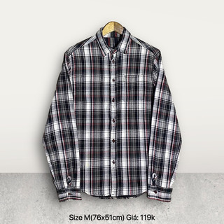 [Inbox chọn mẫu] Sơ Mi Flannel size M
