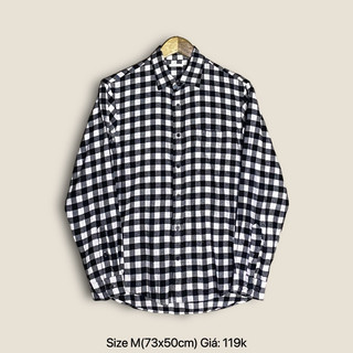 [Inbox chọn mẫu] Sơ Mi Flannel size M